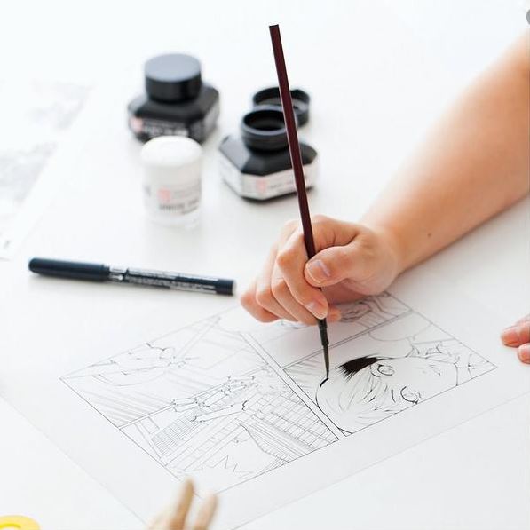 Mực vẽ truyện tranh Black Ink 60, Kuretake