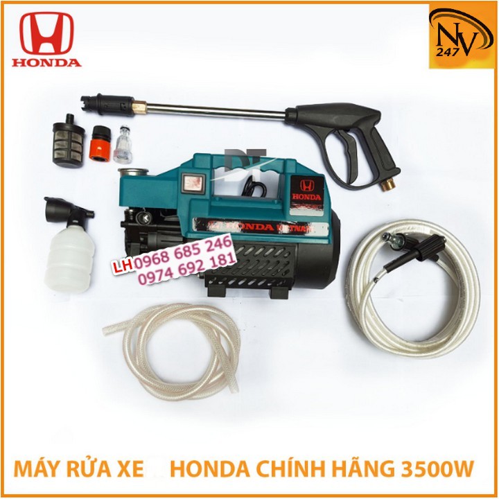 BÁO GIÁ MÁY RỬA XE GIA ĐÌNH HONDA | Shopee Lazada Sendo Tiki mới nhất 8 Máy rửa xe HONDA 3500W màu xanh Máy xịt rửa điều hòa áp lực cao cho gia đình