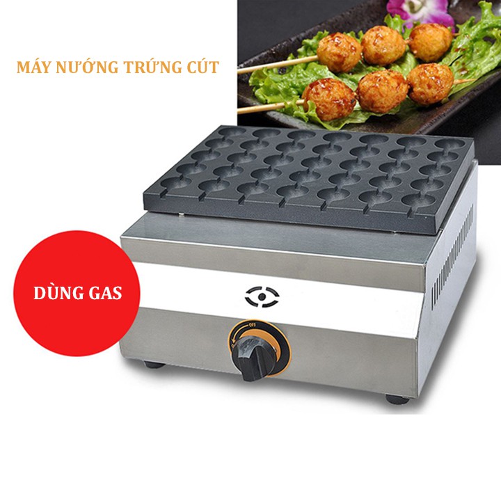 Máy làm trứng cút nướng công nghiệp dùng gas