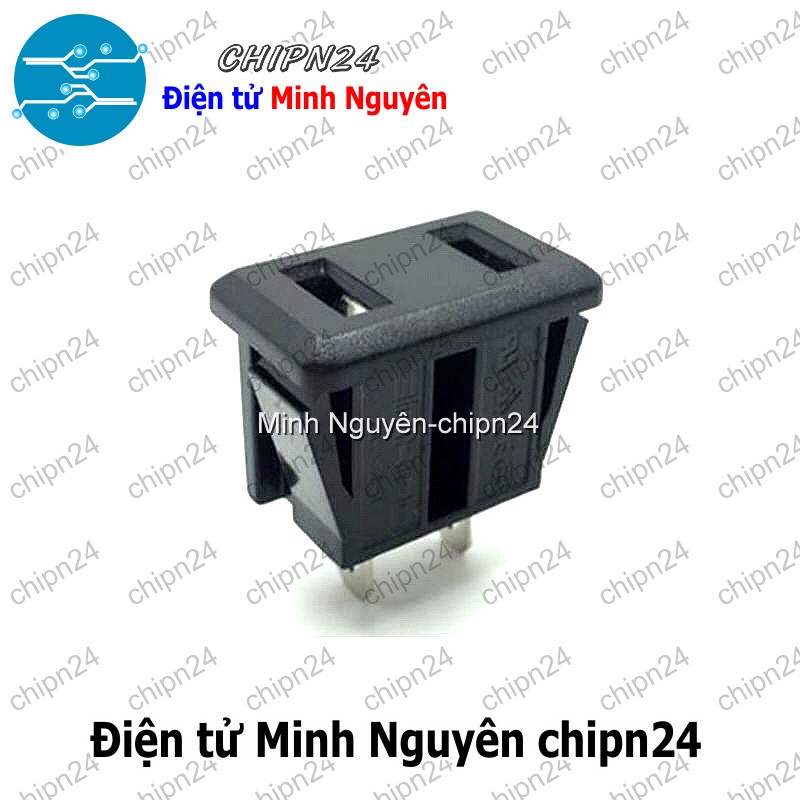 [2 cái] (Q29) Socket AC Power 2 Pin SP-864 10A 250V - HH006200