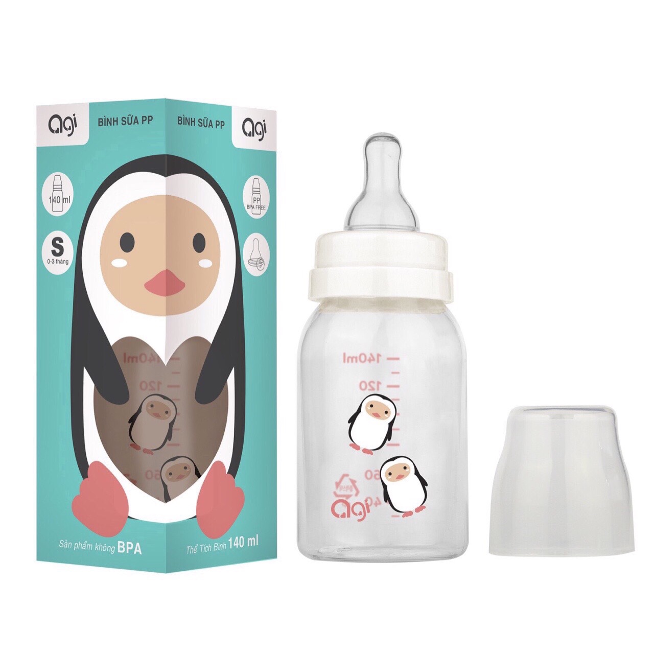 [HCM]BÌNH SỮA AGI 60ML