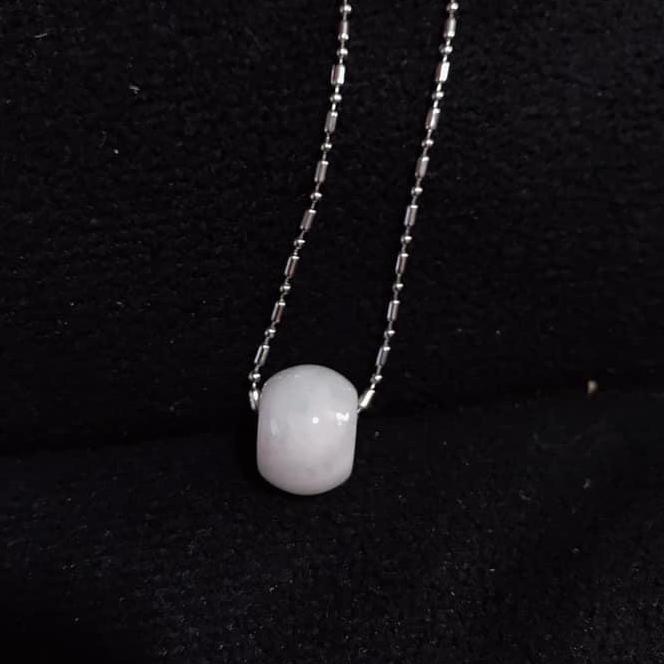 [HCM]LU THỐNG NGỌC CẨM THẠCH TRẮNG - MẪU A2 - SIZE HẠT 13LY- TẶNG KÈM DÂY ĐEO