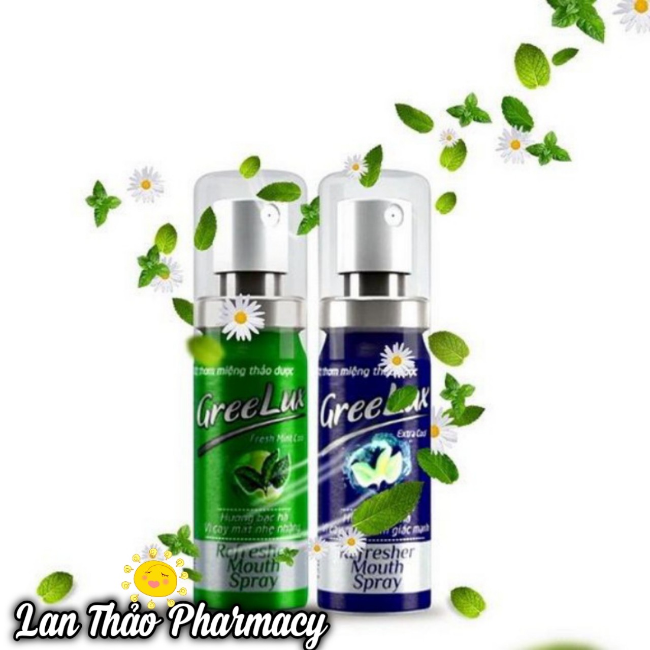 XỊT THƠM MIỆNG THẢO DƯỢC GREELUX 12ML CHÍNH HÃNG