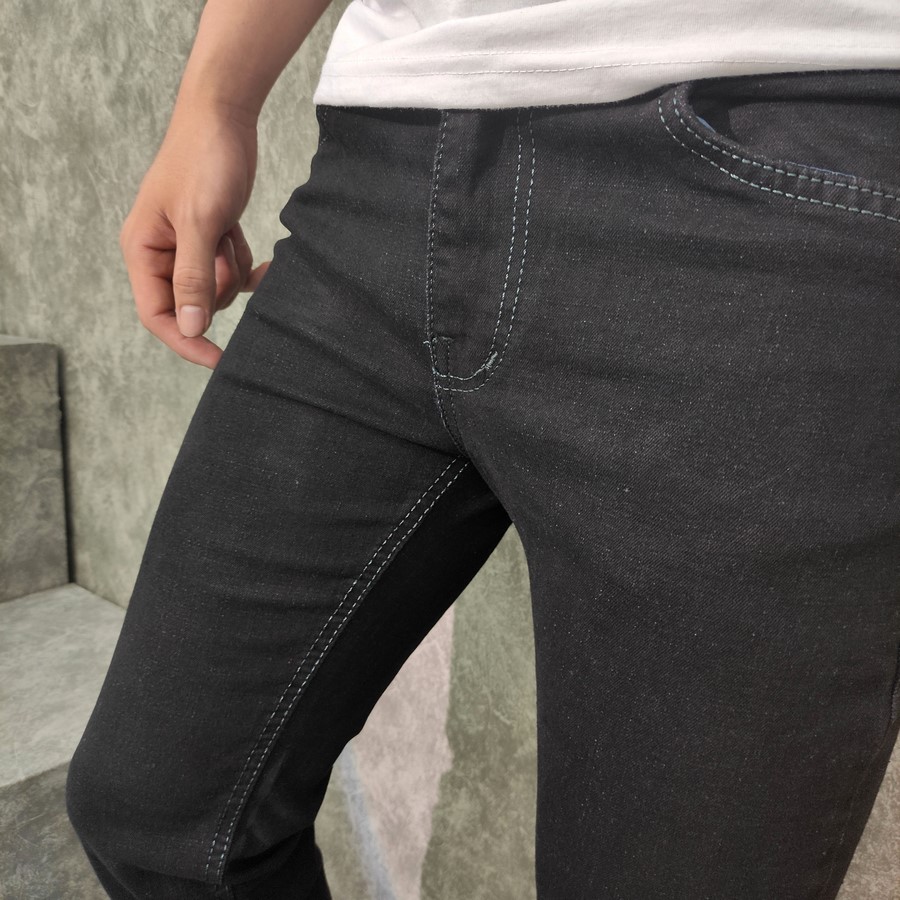 [HCM]Quần jean nam co giãn Muidoi Q98 (Đen)