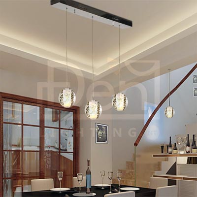 ĐÈN THẢ TRANG TRÍ PHA LÊ NTP-39 TẶNG KÈM BÓNG
