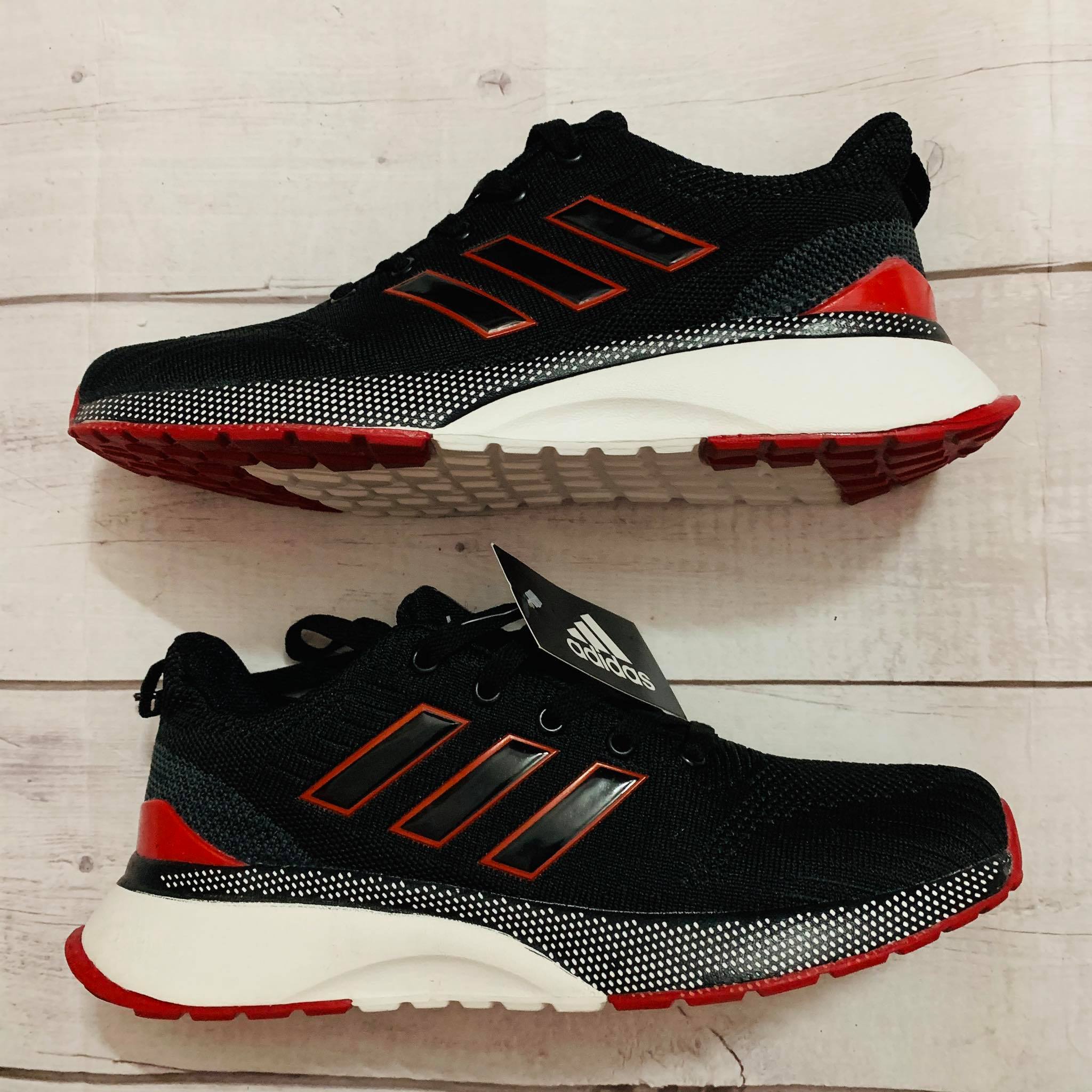 [ẢNH THẬT] Giày Thể Thao Nam Adidas 3 Vạch(3 Màu Đen, Xanh Đậm,Đen Trắng )