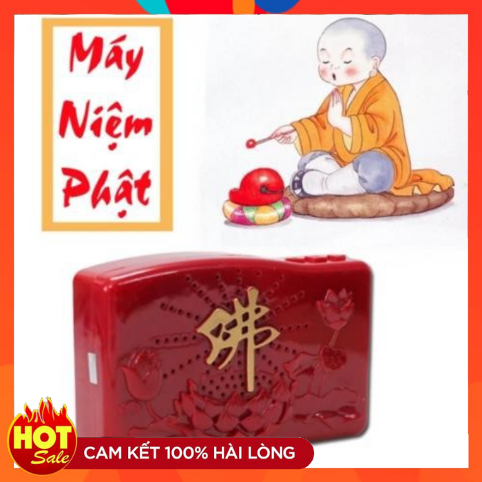 Đài niệm Phật, Máy niệm Phật 8 bài - Tặng kèm nguồn sạc