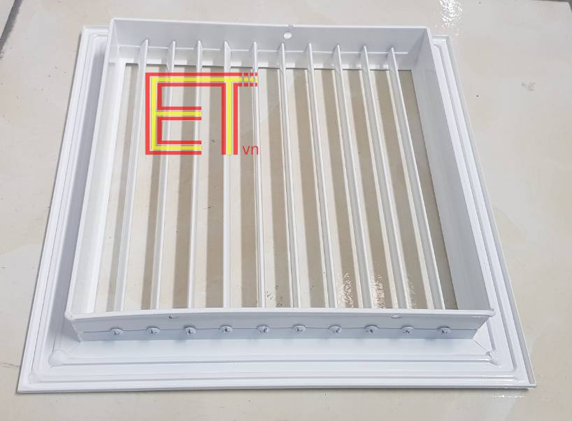 Mặt nạ trang trí Vỉ gió chống chuột Vỉ thông khí INDOOR-100, chất liệu nhôm sơn tĩnh điện, lắp đặt dễ dàng bằng cách gắn keo.