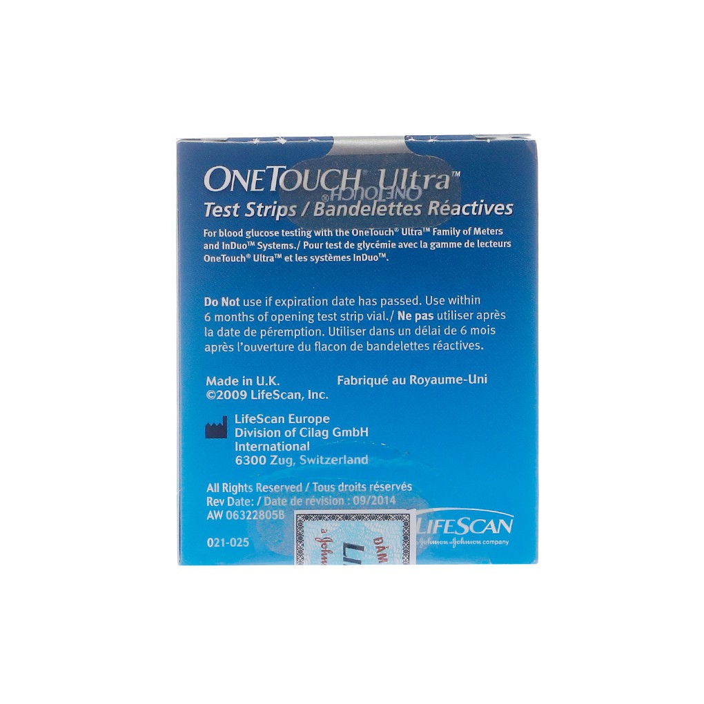 [HCM][CHÍNH HÃNG] - Que thử đường huyết ONE TOUCH ULTRA