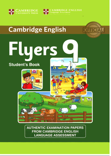 Cambridge Flyers 1,2,3,4,5,6,7,8,9 màu(tặng kèm audio