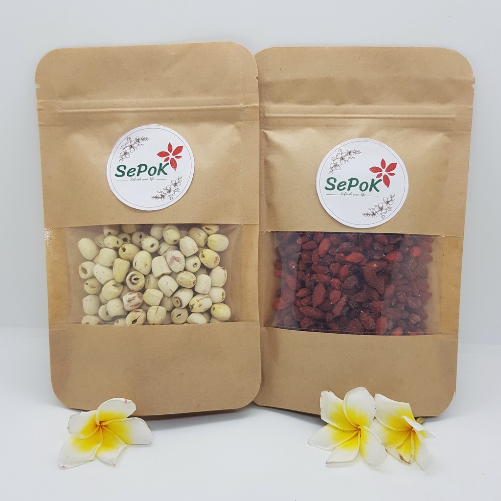 Combo Hạt sen và kỷ tử mỗi loại 100g-SePok