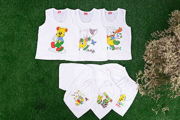 Combo 5 bộ đồ mặc nhà cho bé