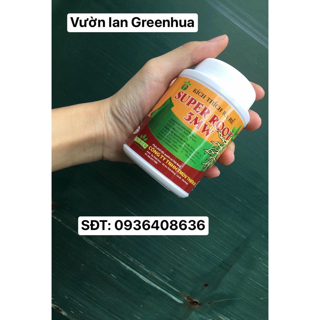 Phân bón vi lượng kích thích ra rễ super root 3mw lọ 100 gram