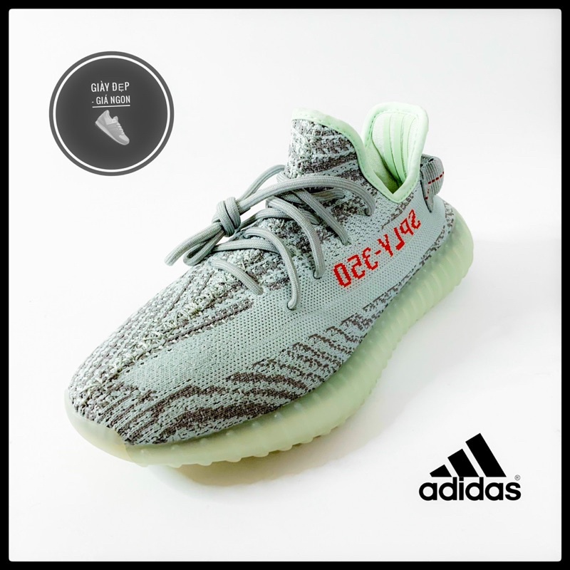 (Shop Giày Đẹp Giá Ngon) Giày Sneaker yz  350 v2 Blue Tint  + full box