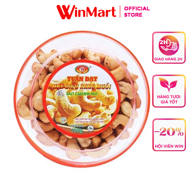 -hạt điều muối 150g