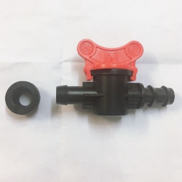 Van Khởi thủy ống LDPE 20mm có ron cao su