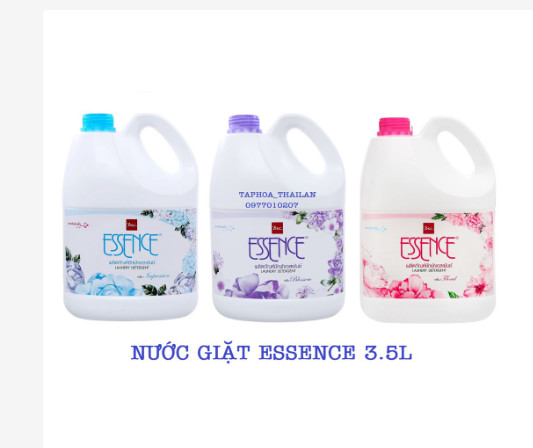 [NỘI ĐỊA THÁI] NƯỚC GIẶT ESSENCE THÁI LAN 3500ML XANH/ HỒNG/ TÍM