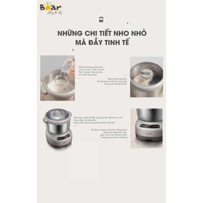 Máy trộn bột Bear 7L DM-B70V1 (HMJ-A70C1)