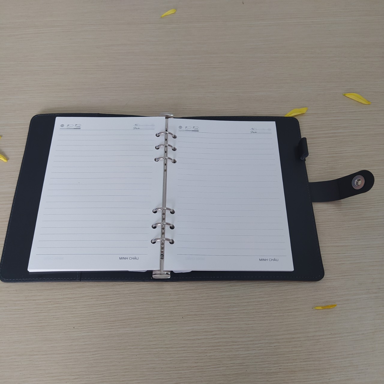 Sổ bìa da gáy còng A5 MC 613(160 trang)