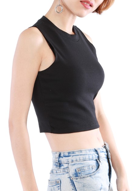 [HCM]Áo sát nách croptop nữ