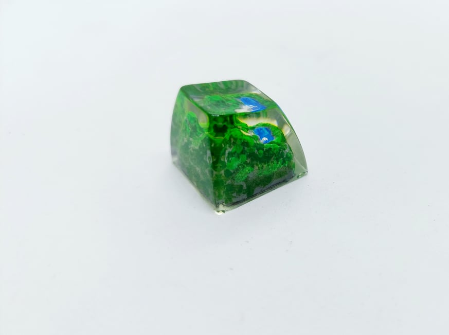 Keycap artisan núi trang trí bàn phím cơ gaming.
