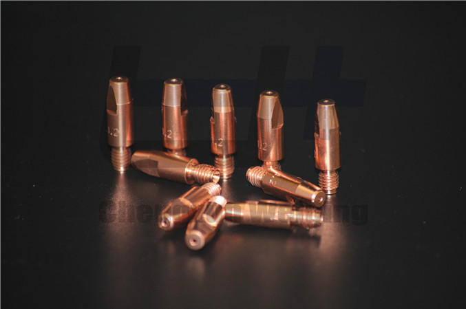 10 cái bép hàn mig 24KD M6*28*0.8-1.0-1.2
