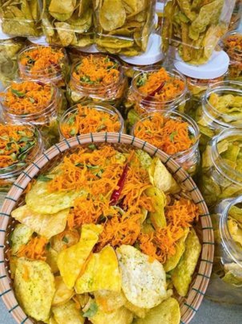 Khoai lang hành lắc khô gà - ngon mê ly 100g
