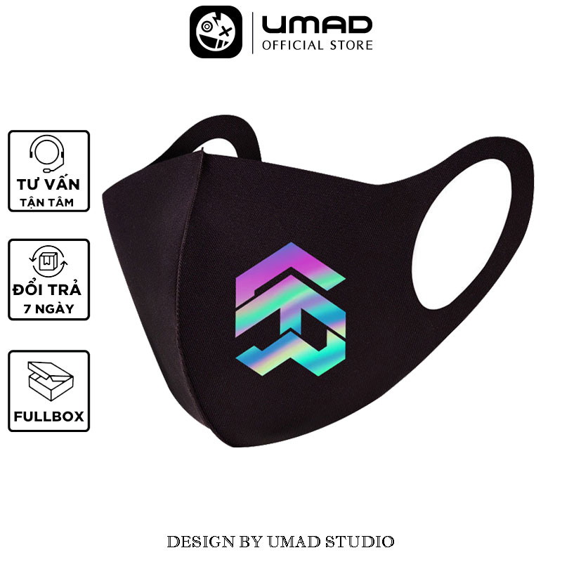 Khẩu trang 5theway phản quang 7 màu vải su cao cấp 3d mask