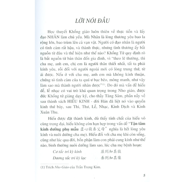 Sách - Hiếu Kinh - Khổng Tử