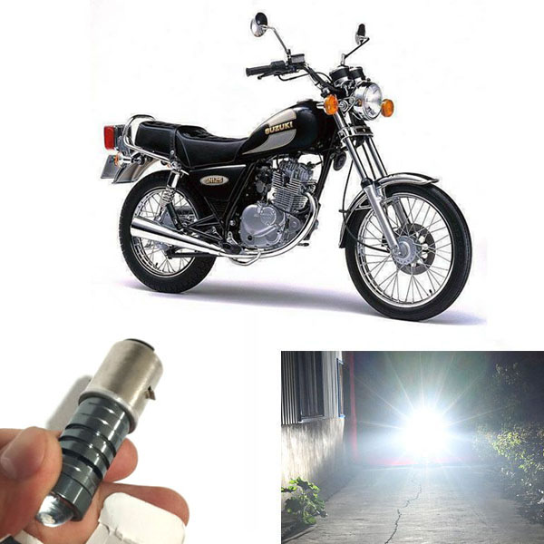 Bóng đèn led M6 bi cầu 2 chế độ sáng cót pha dùng GN125