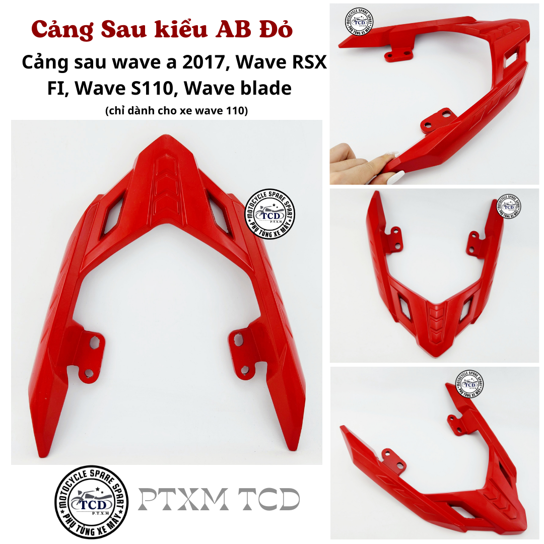 Cảng sau Màu kiểu AB (chỉ dành cho Wave 110) cho Wave a 2017, Wave RSX FI, Wave S110, Wave blade