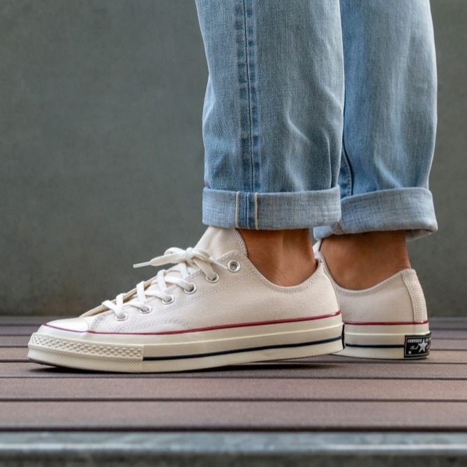 Giày converse1970s low Cream ( CV 1970s thấp cổ Màu trắng kem)