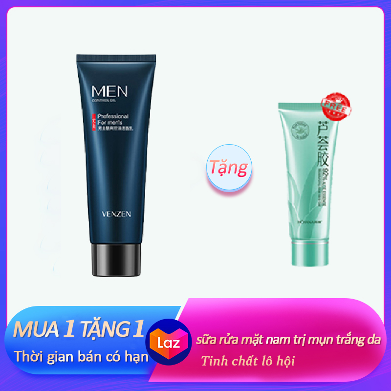 Sữa rửa mặt dành cho nam giới Kiểm soát dầu đặc biệt dành cho da mụn Sữa rửa mặt dưỡng ẩm làm sạch axit amin Sữa rửa mặt dành cho nam Oil Control Anti-Acne Fade Acne Marker Cleanser