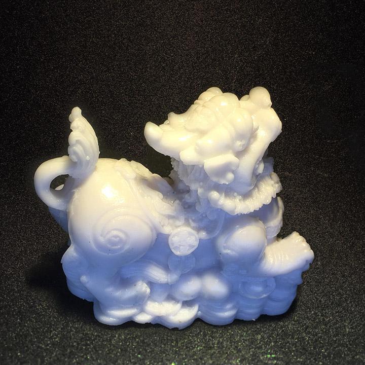 Tượng tỳ hưu màu trắng