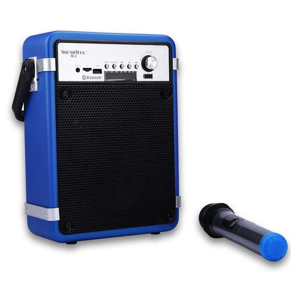 [HCM]Loa di động Soundmax M2 - USB SD Card Bluetooth Karaoke