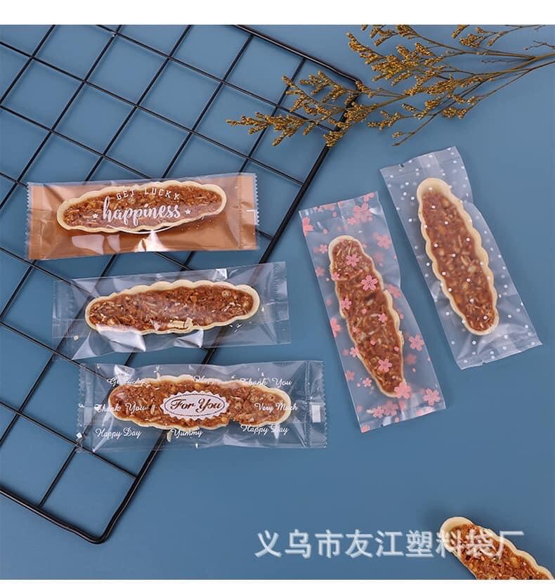 Túi đựng bánh thuyền tập 100 chiếc * gửi ngẫu nhiên *