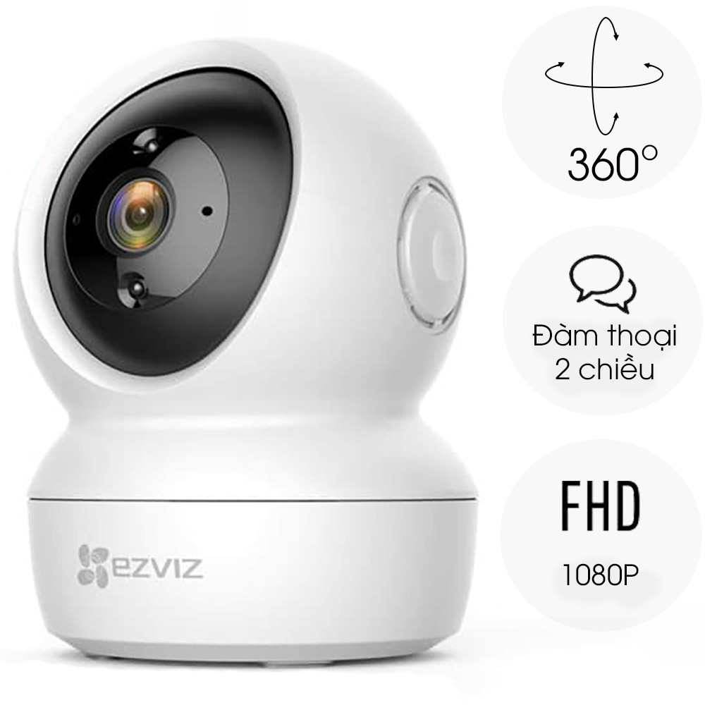 Camera Xoay 360 Wifi Ezviz C6N 1080p (Tặng thẻ nhớ)