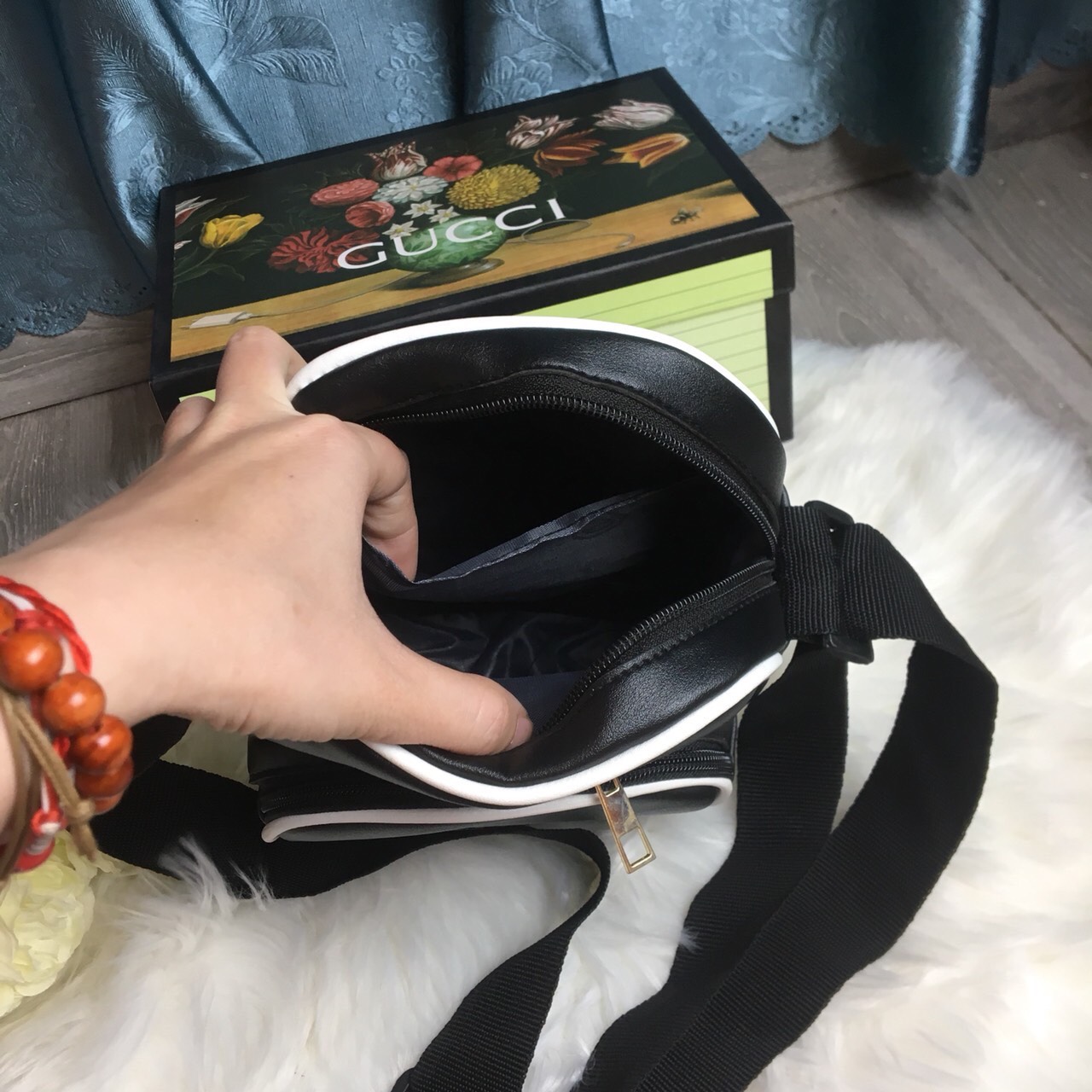 Túi Nam , Nữ Check Code Đeo Chéo BB1