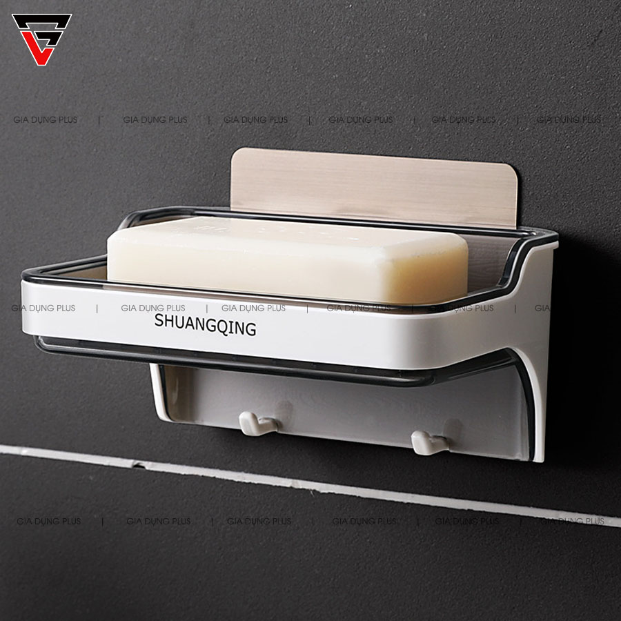 Kệ Đựng Xà Phòng ( Xà Bông ) Nhựa ABS Dán Tường Siêu Chắc