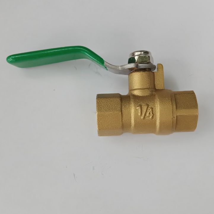 Van gạt khóa máy nén khí, van khóa 1/4 loại ren trong 13mm loại dẹp