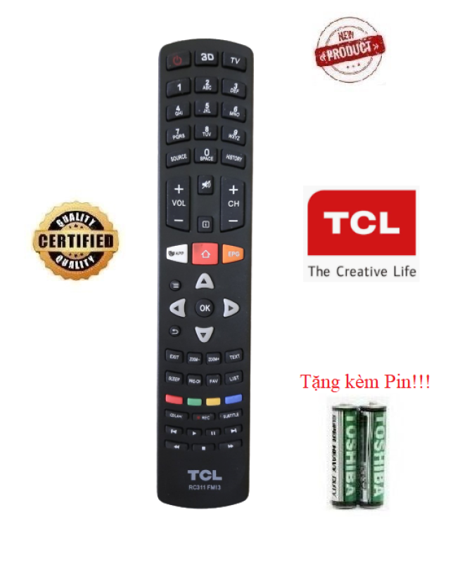 Điều khiển tivi TCL - TV TCL các dòng CRT LCD LED Smart TV- Hàng tốt