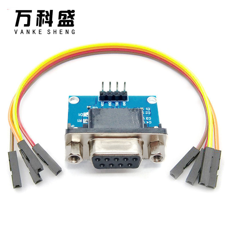 Max3232 rs232 to ttl serial port converter module db9 connector max232 with dupont cable