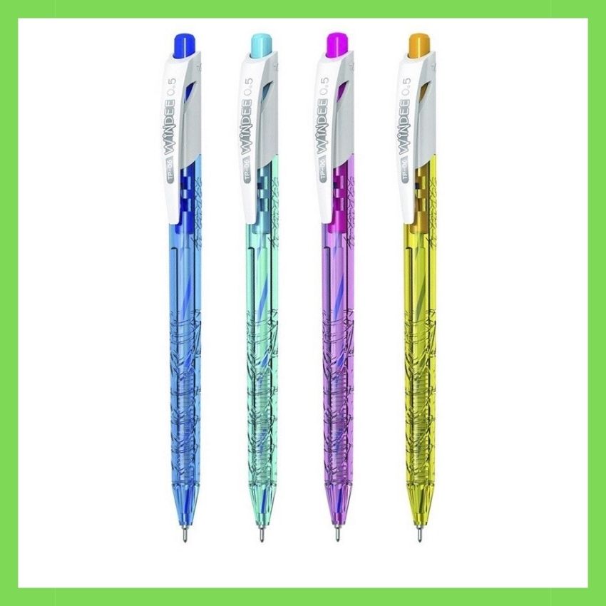 Hộp 20 Cây Bút Bi  Điểm 10 TP-06, Đầu Bút Cao Cấp 0.5mm, Mực Đều, Êm Tay