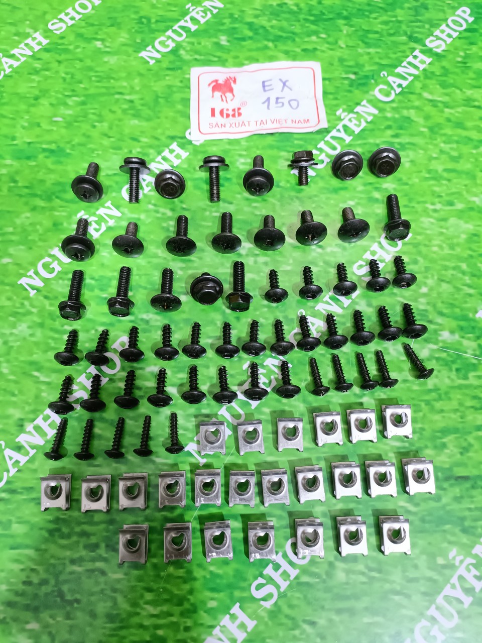 Bộ ốc dàn áo xe Exciter Sirius