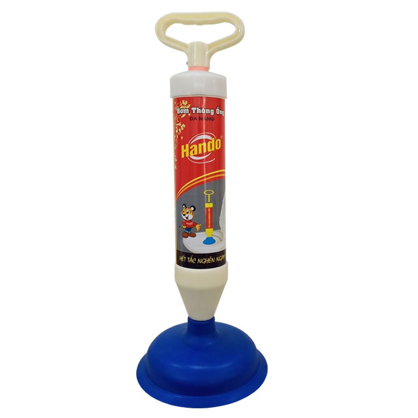 Bơm thụt thông cống , thông tắc hầm cầu đa năng Hando