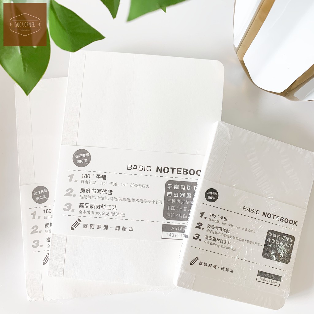 [HCM]Sổ tay Basic Notebook A5/A6 80 tờ
