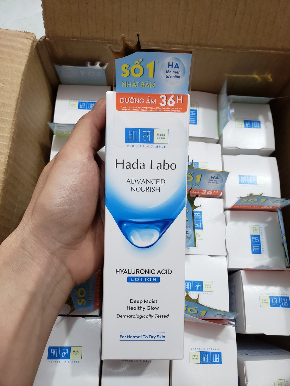 [HCM]Dung dịch Hada Labo DƯỠNG ẨM TỐI ƯU (da thường) 170ml