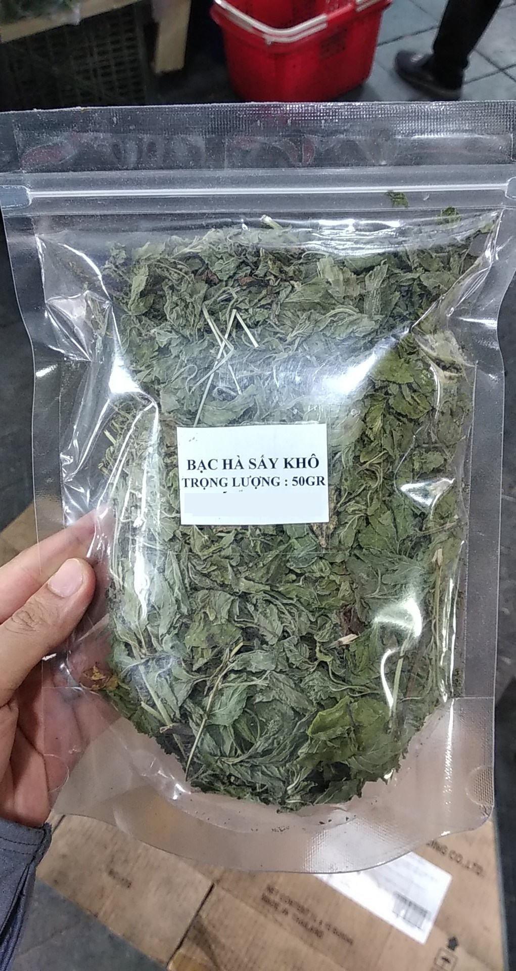 Lá bạc hà sấy khô 50g
