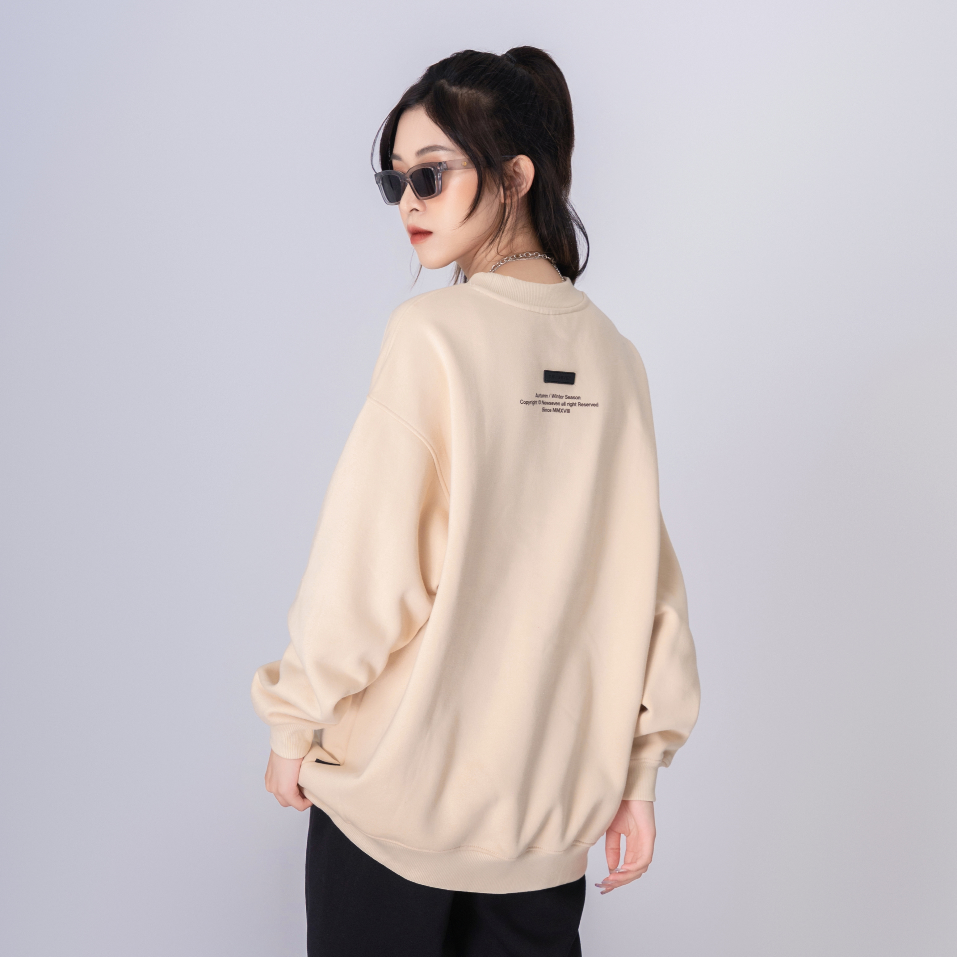 Áo Sweater NEWSEVEN Signature Basic