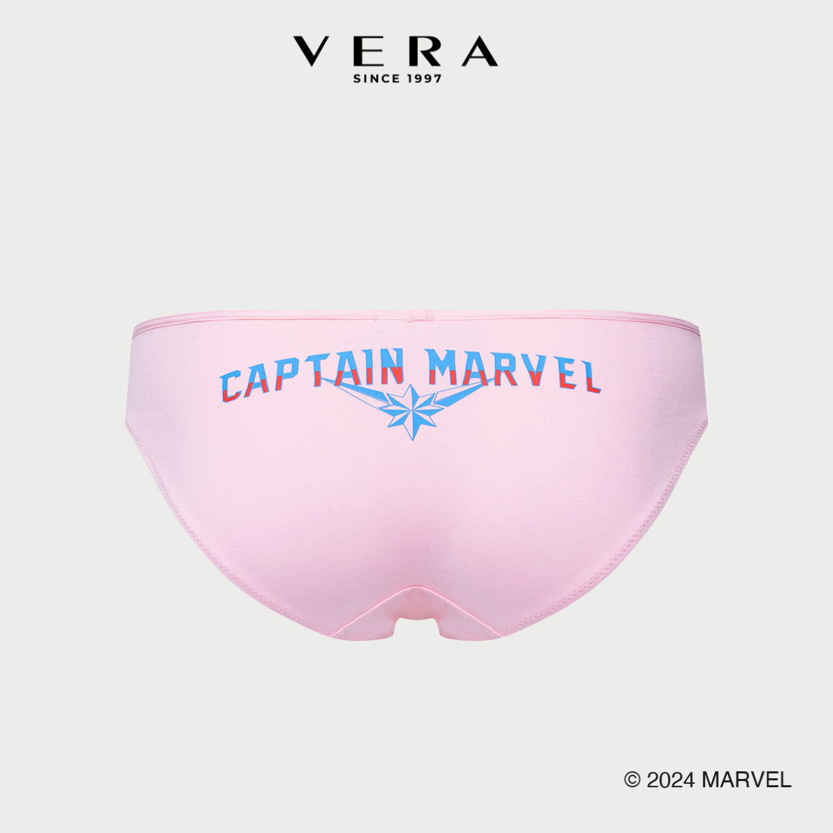 Quần lót bikini nữ Marvel cotton in điểm - D0001